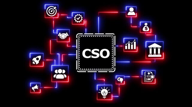Cso chief strategy officer corporate digital flow.