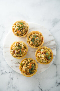 Rillettes in tartlets