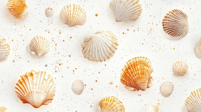 sea shells background