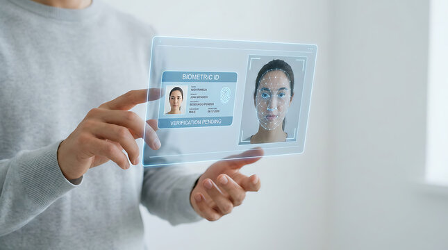 Person Holding Identification Card Photo.