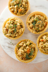 Fototapeta premium Rillettes in tartlets