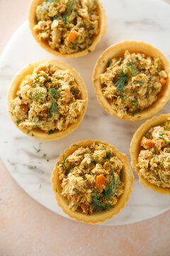 Rillettes in tartlets