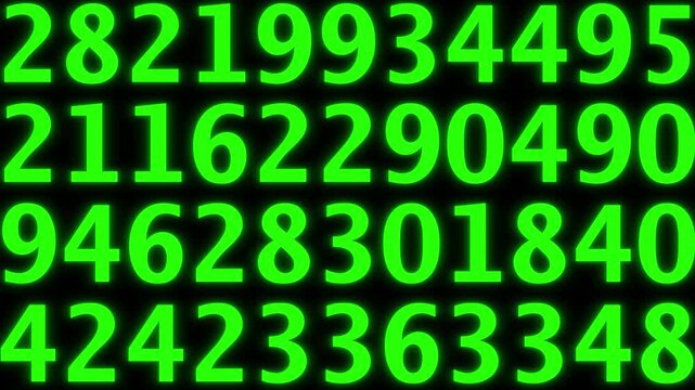 Bold digital green characters processing source code for advanced cybersecurity decryption visuals