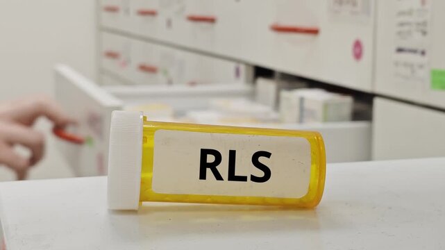 RLS treatment tablets used to relieve restless legs symptoms and improve sleep quality