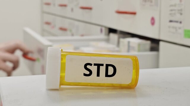 STD treatment tablets used to treat sexually transmitted infections and control symptoms