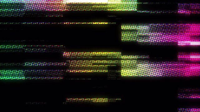 Glitch Transition Digital Static Interference Cyberpunk Signal Error Overlay Effect 4K Video