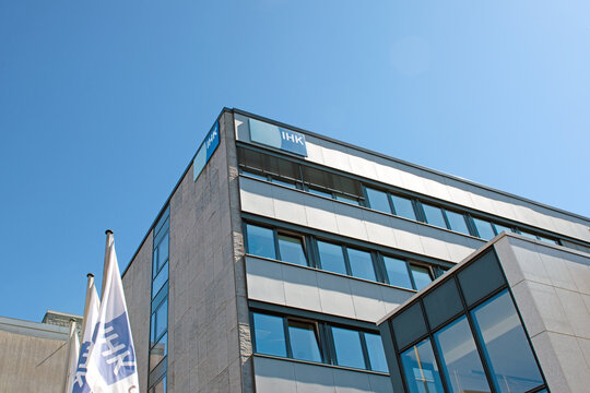 Geb&auml;ude der Industriehandelskammer IHK in der stadt Siegen