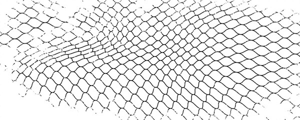 Mesh texture for fishing nets. Grunge pattern for sportswear or soccer goal, volleyball net, basketball hoop, hockey, athletics. Mesh background © Haikal