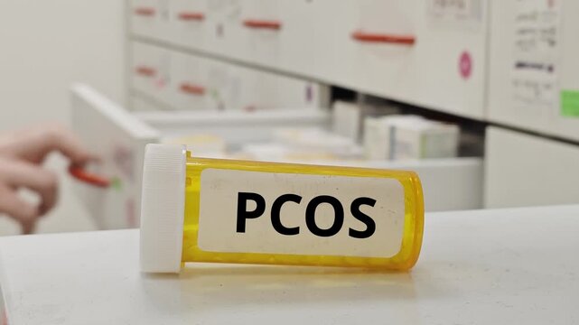 PCOS treatment tablets used to regulate hormones and manage symptoms of polycystic ovary syndrome