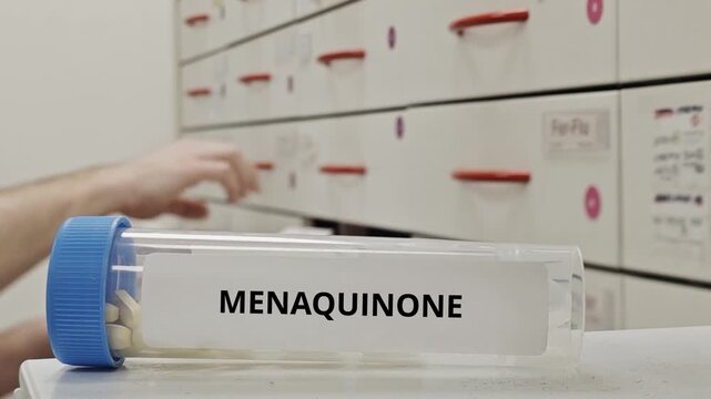 MENAQUINONE tablets used to support calcium metabolism and bone health a vitamin K2 form