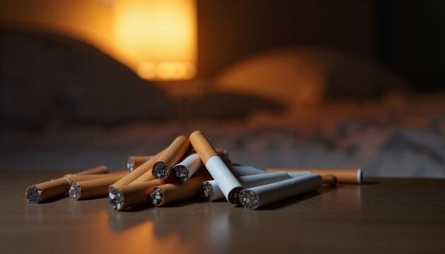 cigarette props Honeyrose White Line Cork Filter