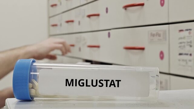 MIGLUSTAT tablets used to treat Gaucher disease a substrate reduction therapy