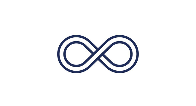 Infinity Symbol Sign Shape Icon.