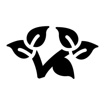 Leaf branch Solid icon