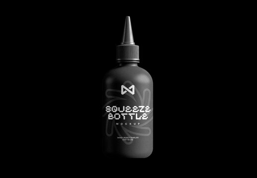 Squeeze Bottle Mockup &ndash; Isolated Packaging Branding Presentation (PSD)