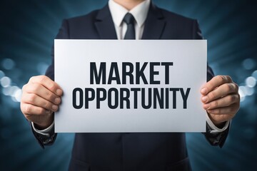 Obraz premium Manager Identifying a New Market Opportunity for Business Growth