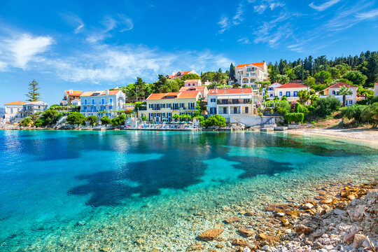 Fiskardo village, Kefalonia island, Greece