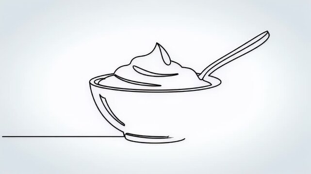 Minimalist black line art illustration creating a dynamic peeling page or turning corner effect on a subtle light gradient background