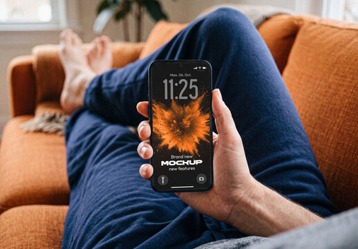 Mobile Phone Screen Mockup