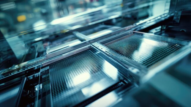 Manufacturing process for microchips and electronic components
