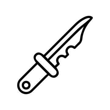 Knife graphic icon