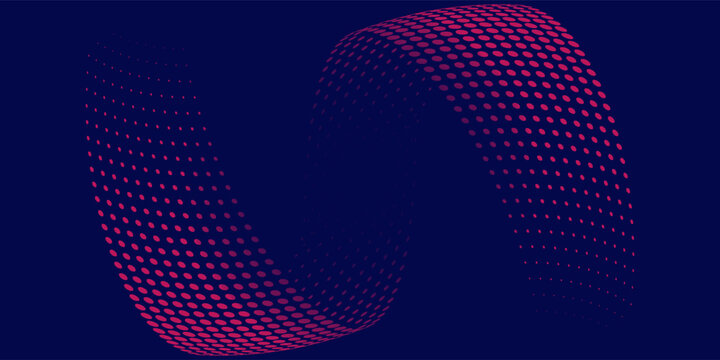 Halftone circle frame dotted background set. Round border Icon using halftone red circle dots raster texture. Grunge circular stain. Vector illustration.