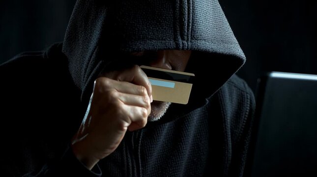 Smell of the stolen money, or indulge of a hacker: cyber bandit enjoys his illegal work - he stole the financial data