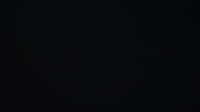 Jump Scare of a Snarling Woman with White Eyes