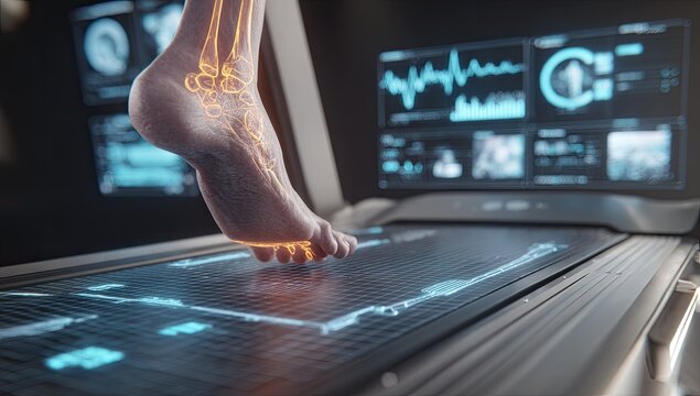 Advanced Biomechanical Analysis of Human Foot Movement on Futuristic Treadmill.