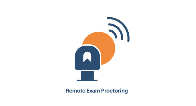Remote Exam Proctoring Surveillance Camera.