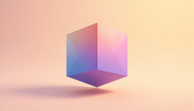 abstract 3d cube
