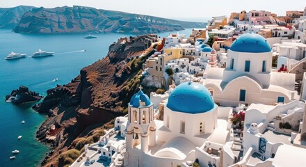 Obraz premium oia santorini greece