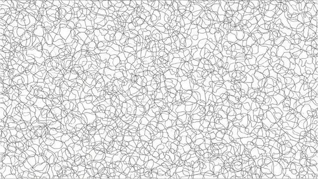 2D AutoCAD drawing of intricate network lines on white background