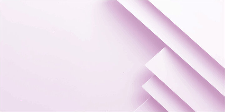 An abstract pink background featuring creative blue lines and a curled paper corner design on a blank vector sheet template for a modern business card or wallpaper illustration