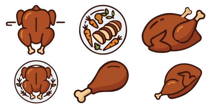 roasted chicken pis