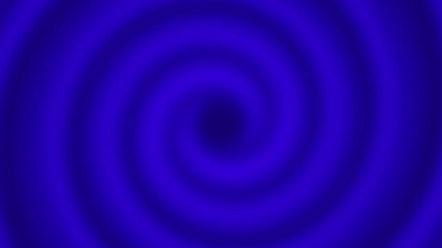 Abstract blue spiral blur illusion rotating loop animated background