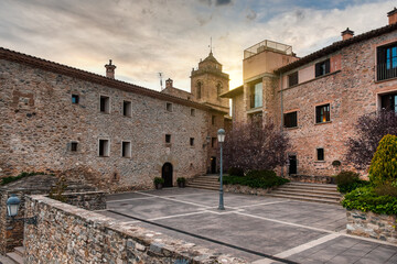 Obraz premium Liguerre de Cinca is a Spanish town in the municipality of Abizanda, belonging to the province of Huesca, in the autonomous community of Aragon.