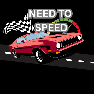 race car on the road tshirt