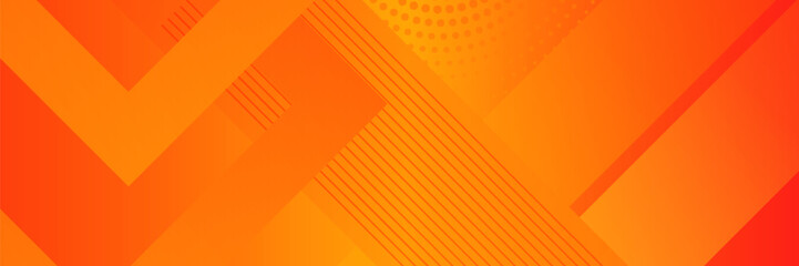 Abstract Dynamic Orange Gradient Background with Halftone Pattern and Stripes. Vector Eps 10 © Zidas