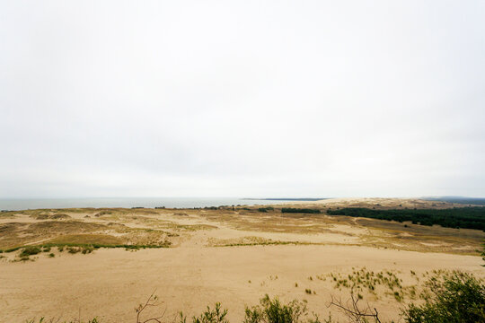 Beautiful view of Dead Dunes, in Lithuania