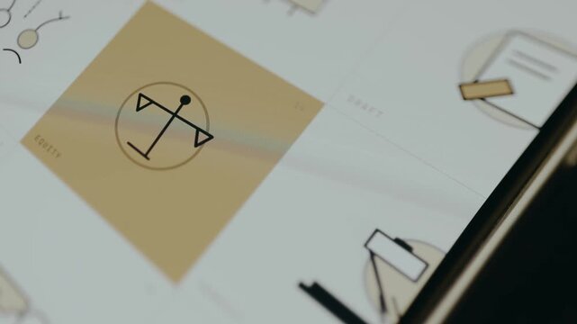 Design element for the concept of Equity