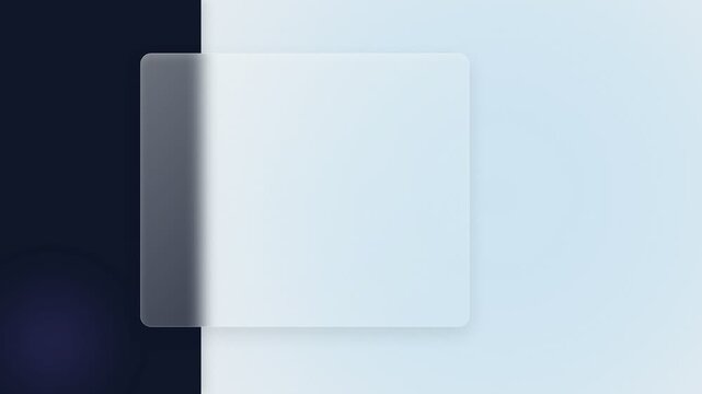 Animated white squares, seamless loop with smooth transitions and shadows, modern minimalistic design, technology and innovation concept, symbolizing digital progress and futuristic interface