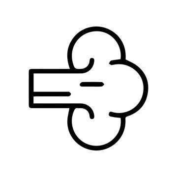 Wind symbol icon