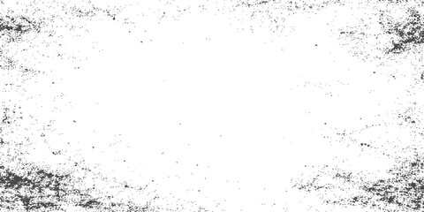 Obraz premium Black grunge border background: abstract dust particles splatter distressed rough edge frame minimal design