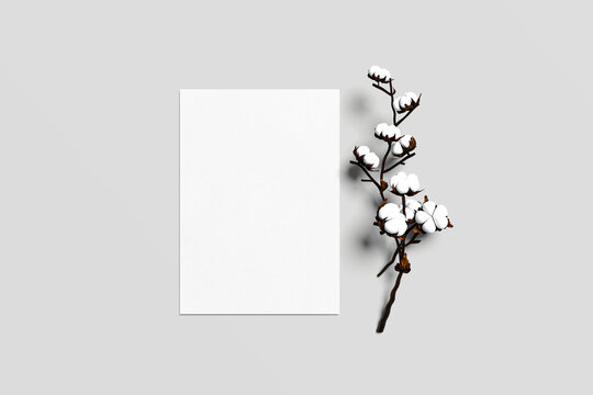 High Quality Bifold Invitation Card Mockup