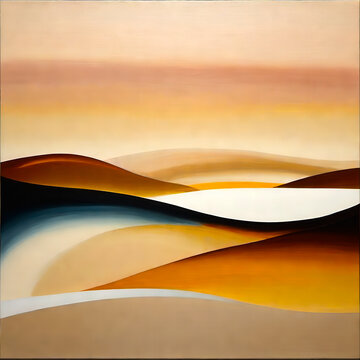 Muted colors abstract