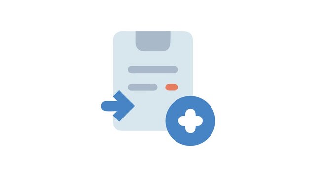 Import data with plus icon onto light file graphic