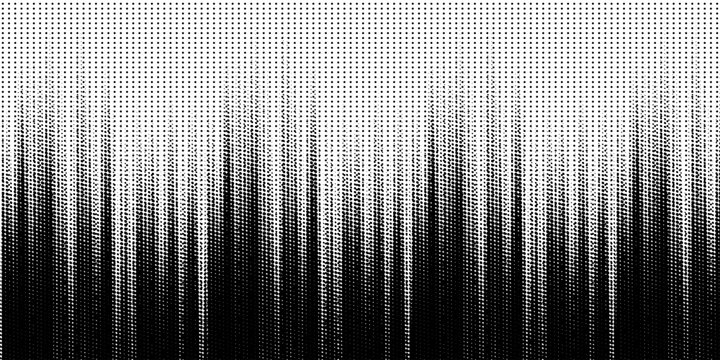 Halftone dotted abstract background. Grain gradient texture background with dots. Noise Stipple pointillism pattern. Sand, grain, grunge stipple effect. Abstract texture, vector illustration. modern