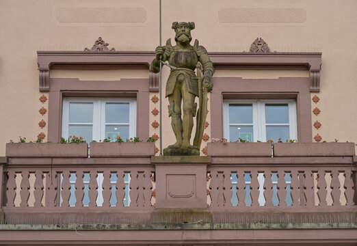 Rathaus, Stadtamt, Altbau, Pfinztalstra&szlig;e, Altstadt, Durlach, Karlsruhe, Baden-W&uuml;rttemberg, Deutschland