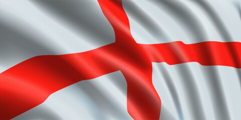 Fototapeta premium 3DFlagSaintGeorge.eps